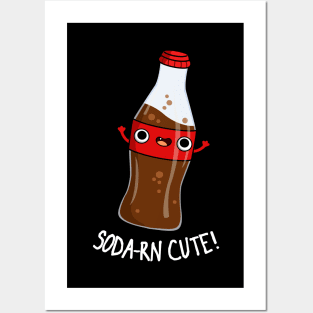 Soda-rn Cute Cute Soda Bottle Pun Posters and Art